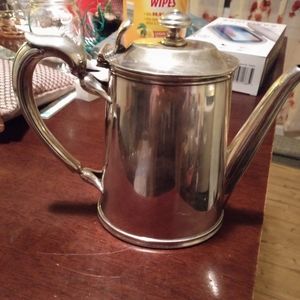 Silver plate tea pot